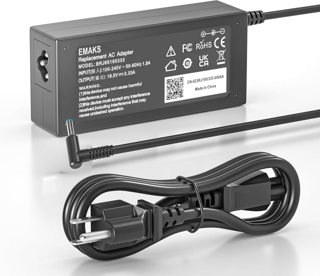 45W 65W Laptop Charger SK90A195231 for HP Pavilion 15-F:15-f111dx 15-f272wm 15-f211wm 15-f271wm 15-f233wm 15-f387wm 15-f211nr 15-f337wm 15-f224wm and More hp Laptop Power Supply Cargador Ac Adapter