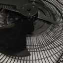 EZ-CHILL 16 Oscillating Pedestal Fan, 3-speed Options, 90-Degree Oscillating Head, Adjustable Height and Tilt, Powerful Air Flow, Black, MTFS-16B-BLK