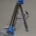 Lmaray Portable Travel Garment Rack, Upgraded Easy Folding Mini Drying Clothes Rack, Retractable Drying Rack for Laundry, Travel, Camping, Hotel, Dance in Random Colors (Longer & Wider)