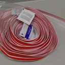 Door Draft Stopper for Side of Door Frame 1.97 in x 40 Ft T-Shaped Silicone Weather Stripping Door Seal Strip Draft Blocker - White