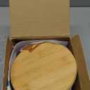 Cherry Blossom Bonsai Tree House Building Flowers Set for Adults, 1382 Pcs Micro-Particle Ideas Sakura Tree Building Blocks, Complete with String Lights, Dust Cover, and Wooden Base