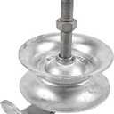 5" Steel Pipe Track Roller Galvanized for 1 5/8" Pipe Track (Pack of 2)