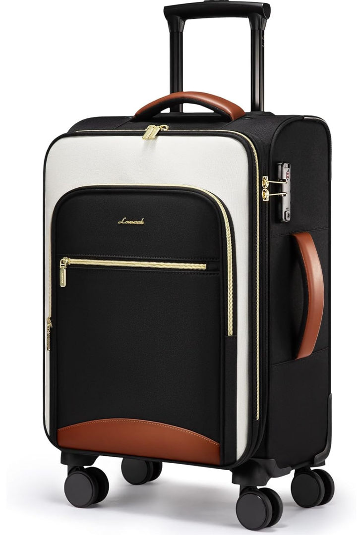 LOVEVOOK Carry On Luggage 22x14x9 Airline Approved, 20 Inch Softside Suitcases with Wheels, Lightweight Spinner Carry on Suitcase with TSA Lock, Water-Resistant Large Capacity Luggage for Travel LOVEVOOK Carry On Luggage 22x14x9 Airline Approved, 20 Inch Softside Suitcases with Wheels, Lightweight Spinner Carry on Suitcase with TSA Lock, Water-Resistant Large Capacity Luggage for Travel
