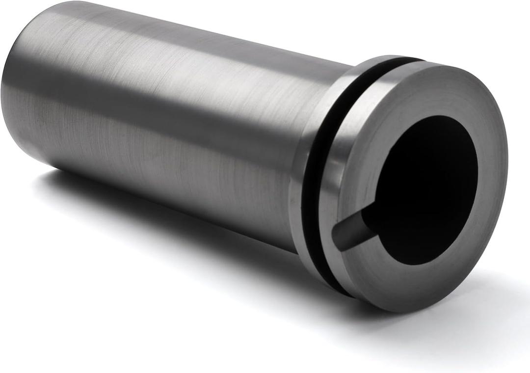 High Purity Graphite Crucible, 1kg/2kg/3kg Graphite Crucible(99.97% Carbon Purity), for Melting Gold Silver Copper, Jewelry Making Furnace Casting Tools (4kg)