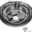 Bathroom Ceiling Heater, Replacement for Broan-Nutone 157 Low-Profile Fan-Forced Ceiling Heater, 1250W Rapid Heating, with Overheat Protection, for Bathroom, Kitchen and Bedroom