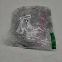 DecoBasics 3/8" Inset Cabinet Hinges Black (25 Pair -50 Pcs) Offset Self Closing Matte Black Cabinet Hinges for Kitchen Cabinets w/Bumpers & Upgraded Screws