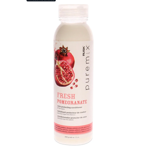 RUSK Puremix Fresh Pomegranate Color Protecting Conditioner for All Hair Types, Prolong Color Radiancy and Shine, Reduces Dryness and Breakage, 12 oz