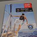 Koala Thin Photo Paper 8.5x11 In 100 Sheets Satin Photo Printer Paper for Inkjet Printer Water-Resistant Semi Gloss 200gsm