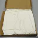 Wokceer 7.2FT Wedding Arch Backdrop Cover Spandex Fitted Ivory Arch Covers Round Top Chiara Arches Backdrop Cover for Birthday Party Ceremony Banquet Decoration