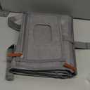 Portable Changing Pad for Baby  Soft, Comfortable Portable Diaper Changing Pad with Wipes Pockets, Waterproof and Easy to Clean  Baby Registry Search, new born baby essentials must haves, baby stuff (Grey)