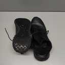 SHULOOK Men's Non Slip Work Shoes Lace Up Slip Resistant Sneakers Waterproof Food Service Kitchen Chef Restaurant Slip On Walking Shoes Lightweight Comfortable Nursing Shoes Working Footwear (10.5, Black)