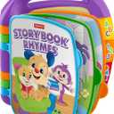 Fisher-Price Baby Learning Toy Laugh & Learn Storybook Rhymes Musical Book with Lights & Sounds for Infants Ages 6+ Months