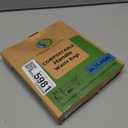 GREENER WALKER 100% Compostable Trash Bags with Tie Handles, 1.6 Gallon-150Bags, Food Scrap Kitchen Waste Bags with EN13432 Certified