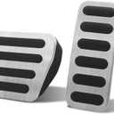 Anti-Slip Foot Brake Gas Accelerator Pedal Cover Compatible for Range Rover Sport 2014-2022, Discovery 5 2017-2025, Defender 90/110/130 2020-2025 Accessories