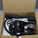 11-in-1 Steam Mop - Detachable Handheld Steam Cleaner with 380mL Tank, 260 Floor Steamer for Hardwood, Tile, Grout, Windows, Bath & Kitchen - 3-Level Steam Control, Multi-Purpose Floor Steam Cleaner (Black)