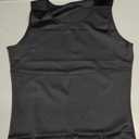 Mens Compression Shirt Slimming Body Shaper Vest Workout Tank Tops Abs Abdomen Undershirts (Black)