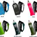 FITLY Soft Flask - Shrink As You Drink Soft Water Bottle for Hydration Pack - Folding Water Bottle Ideal for Running, Hiking, Cycling, Climbing & Rigorous Activity