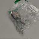 Christmas Stocking Holders for Mantel Set of 4, Non-Slip Adjustable Mantle Stocking Holders, Snowflake Snowman Reindeer Pine Tree Fireplace Stocking Hangers Set for Party Christmas Decorations