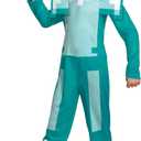 Minecraft Armor Costume, Official Minecraft Kids Halloween Costume, Small (4-6)