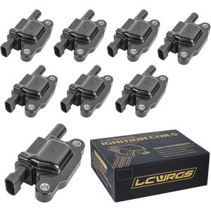Set of of 8 Square Ignition Coil Pack Fits for 5.3 V8 2007 2008 2009 2010 2011 Chevy Silverado 1500 Avalanche Tahoe Suburban GMC Yukon Sierra Coils 5.3L Replaces# UF413 12570616