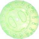 POPETPOP 4 Inch Transparent Hamster Running Ball for Small Pets Exercise Portable Toy for Gerbils Chinchillas Guinea Pigs Indoor Outdoor Play (Green)