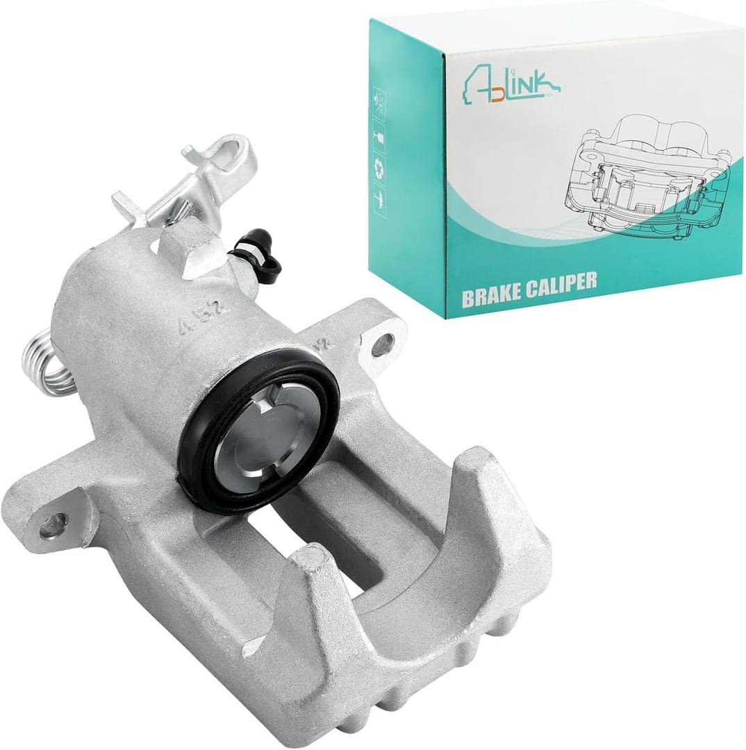 1K0615424A Rear Right Disc Brake Caliper Assembly without Bracket For Audi A3 2010-2013, Volkswagen Golf 2011, Jetta 2012-2018, Beetle 1.4L 1.8L 2.0L 2.5L 1K0615424D 1K0615424J Rear Passenger Side