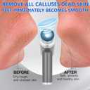 Upgraded Electric Callus Remover for Feet 4500rpm, Professional Electric Foot Callus Remover Foot Sander Pedicure File with 2 Interchangeable Heads and Replaceable Sandpaper Discs