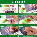 Diamond Painting Calendar, DIY Diamond Art Wall Calendar 2026, Diamond Art Calendar 2026, 12-Month Flip Wall Calendar with To Do List, Diamond Painting Calendars 2026 for Home Office Decoration