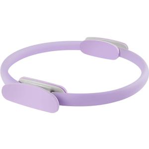 Pilates Ring 15 Inch Magic Circle Ring, Dual Padded Handles Pilates Rings Circle, Adjustable Yoga Ring, Purple