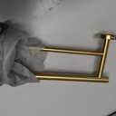 JQK Double Towel Bar Champagne Bronze, 27 Inch 304 Stainless Steel Thicken 0.8mm Towel Rack for Bathroom, Towel Holder Wall Mount, Useable Length 24 Inch, TB100L24-CB