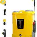 Battery Powered Backpack Sprayer 5.2 Gallon, Compatible with Dewalt 20V, 100 PSI Electric Garden Sprayer with 20V 1.8Ah Battery & 4 Nozzles, for Weeding, Spraying & Cleaning(No Battery)