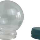 Youda DIY Empty Glass Snow Globe Kit - Water Globe Accessories (D65mm)