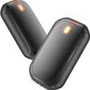 2 Pack Hand Warmers Rechargeable, 2025 New Portable Magnetic Electric with 12hrs Warmth, Double-Sided Heating Pocket Size for Outdoors, Camping - Winter Gifts for Women Men
