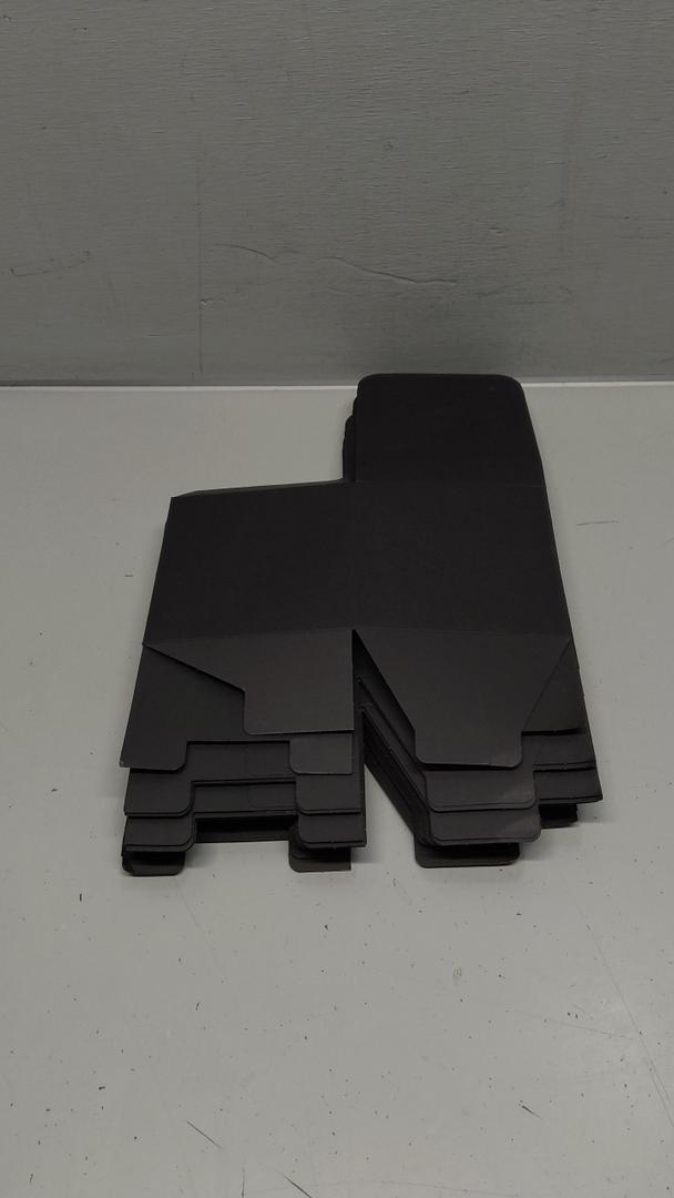 Black Gift Boxes 2x2x2 inches, NIGNYA 25 Pack Small Kraft Cardboard Gifts Boxes Paper Cube Favor Box Easy Assemble Paper Gift Box with lids for Presents Birthday Christmas Wedding Party