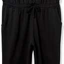 Amazon Essentials Women's Studio Terry Stretchy Jumpsuit for Exercise (Available in Plus Size) (Black)