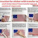 6 x Mexican Eagle Coat of arms Mexico Vinyl Decal Sticker - 2 Pack Reflective, 3 Inches - for Car Boat Laptop Phone