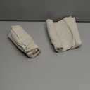 ZWJD Beige Pillow Covers 24x24 Set of 2 Chenille Throw Pillow Covers with Elegant Design Soft and Luxurious Decorative Throw Pillows for Couch, Bed, and Home Decor