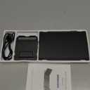 Samsers Foldable Bluetooth Keyboard with Touchpad - Portable Wireless Keyboard with Holder, Rechargeable Full Size Ultra Slim Pocket Folding Keyboards for Android Windows iOS Tablet & Laptop - Black (BT x1)