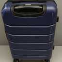 OLIXIS 20 Inch Carry-On Luggage, Hardside Suitcase with Spinner Wheels, Lightweight ABS Hard Shell Travel Luggage, TSA Approved Lock, Expandable Small Suitcase for Business & Travel, Blue