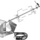 onlyfire Stainless Steel BBQ Rotisserie Kit for Weber Genesis 310/330(Year Under 2016), Spirit 310/330 Series Gas Grills - 3/8" Square Spit Rod