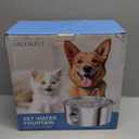 Dog Water Fountain for Large Dogs: Stainless Steel Dog Fountain Water Bowl - 3.2Gal/406oz/12L Super Quiet Big Cat Water Fountain with Visual Water Level -Great for Large Dogs Cats and Multi-Pet Home