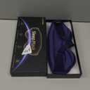 Fygrip 3D Cooling Eye Mask Sleep Mask for Men & Women, 100% Pressure-Free & Light Block-Out Eye Mask for Sleep with Easy Adjustable Strap, Night Eye Cover for Travel, Blue