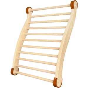 Wooden Sauna Backrest Non-Slip Infrared Sauna Back Rest Accessories, Comfortable Chair Support for Sauna Room or Barrel Sauna, Cedar Steam Seat, Gifts for Sauna Lovers