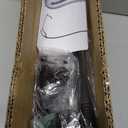 Garland Hanger for Door Frame  Adjustable Fits 28"-50" Single Doors, Heavy-Duty 15 Lbs, No Hardware No Drill No Damage, Reusable Christmas Halloween Decoration Holder for Wreaths (Single Door)