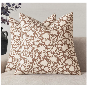 Foindtower Set of 2 Decorative Neutral Floral Throw Pillow Covers Accent Farmhouse Cushion Covers Boho Pillowcase for Couch Sofa Bedroom Living Room Home Decor,22×22 Inch,Light Orange Brown Foindtower Set of 2 Decorative Neutral Floral Throw Pillow Covers Accent Farmhouse Cushion Covers Boho Pillowcase for Couch Sofa Bedroom Living Room Home Decor,22×22 Inch,Light Orange Brown