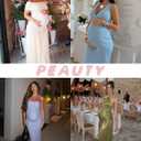 Peauty Seamless Maternity Shapewear Shorts for Under Dresses Plus Size Summer Maternity Clothes Dress Pregnancy Underwear Panties Gender Reveal Dresses Baby Shower Dress Photoshoot (Nude, XL)