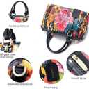 Medium Genuine Leather Shoulder Bags Purses Handbags for Women,Patent Leather Handbags,Leopard Print Crossbody Bags | Genuine Leather, Shoulder Bag, Handbags and Purses, Luxury Tote Bag, Crossbody Bags, Detachable Strap