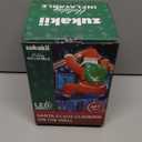 6FT Christmas Inflatable Decorations Hanging Santa Built-in Bright LEDs, Climbing Santa Claus with Gift Bag Christmas Roof Blow Up Yard Inflatables Decoration for Window Wall Outdoor Xmas New Year