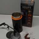 KRUPS Silent Vortex Electric Coffee Grinder: 3 oz Capacity, 5x Quieter, 175W Motor for Coffee Beans, Spices & Herbs - Removable Dishwasher-Safe Bowl, 12-Cup Yield, Black