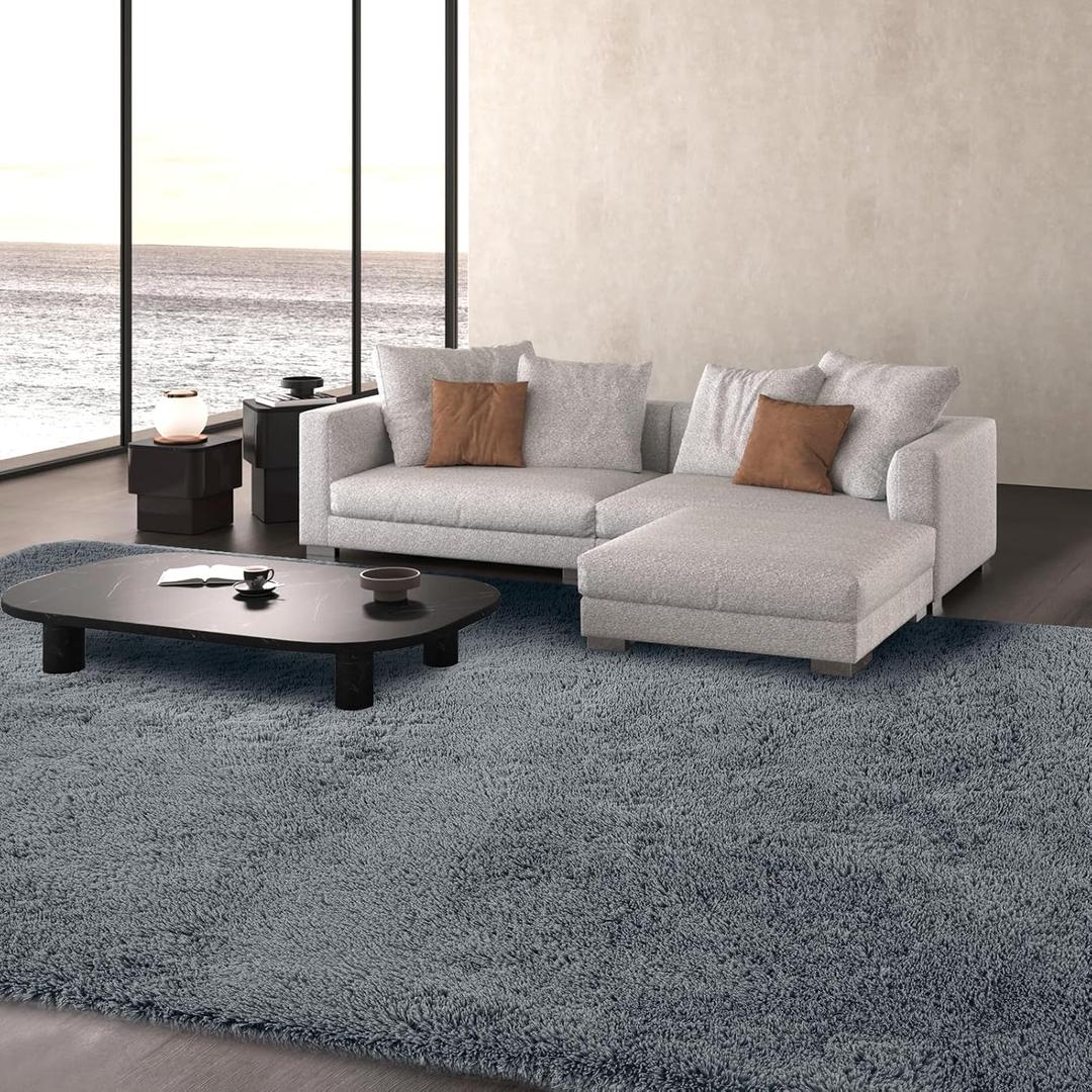 Large Rugs for Living Room 10x14: Gray Extra Large Area Rugs 10x14 Living Room - Big Area Rug (Grey, 10x14 Feet)